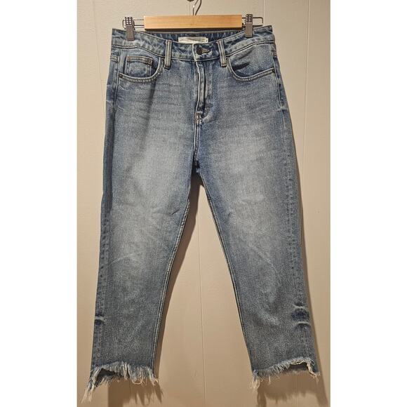 Hidden Jeans High Waist Crop Distressed Ankle Sz 28 Style HD 1150M-M - Picture 1 of 10